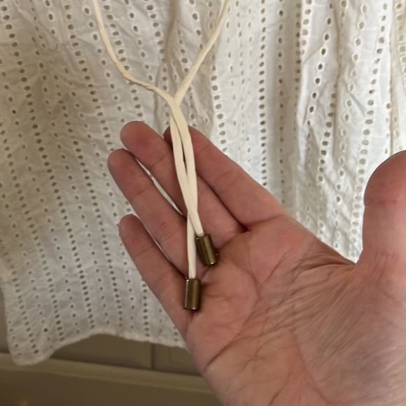 Ana Eyelet Peasant Blouse Size XL - Picture 6 of 7